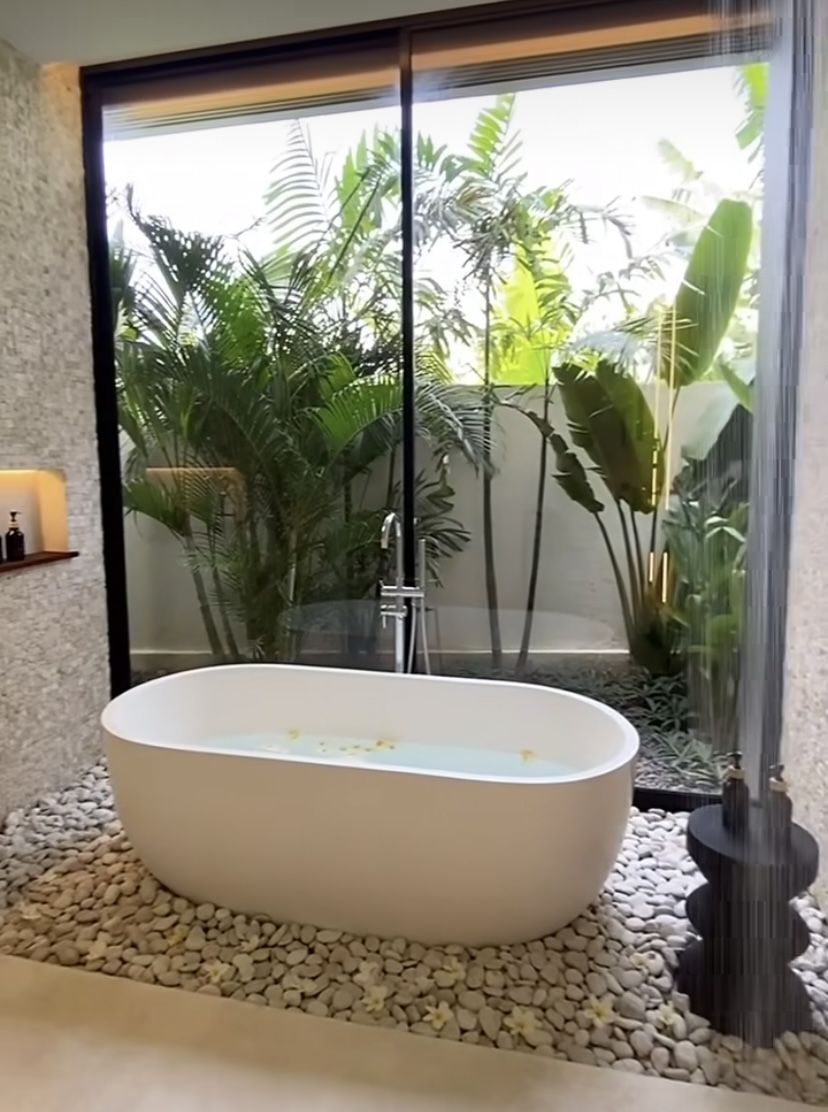 Terrazzo bathtub overview